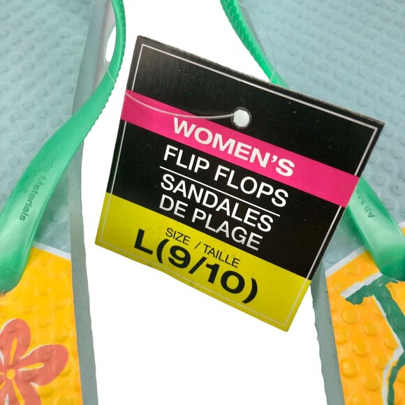 Flip Flops Fun in the Sun Large NEW womens beach pool camping casual summer - Picture 4 of 7